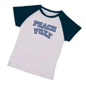 kenny Peach Fuzz Merch Store Peach Fuzz Retro Baseball Raglan Teev
