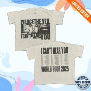 Pierce The Veil Merch Store Ivory Clip Faces Tee