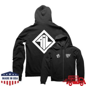 Pil Merch Shop Pil Logo's Ziphood Black