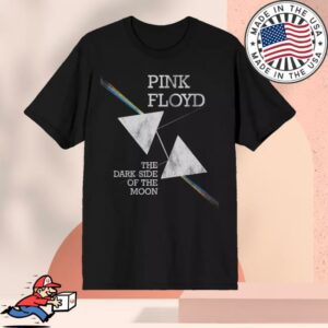 Pink Floyd Merch Store Pink Floyd Tdsotm Black And White T-Shirt