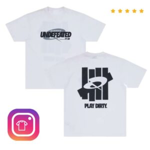 kenny Quadrant Merch Store Quadrant X Undefeated T Shirt White