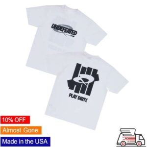kenny Quadrant Merch Store Quadrant X Undefeated T Shirt Whiteb