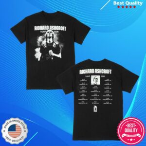 kenny Richard Ashcroft Merch Store Richard Ashcroft 2026 Tour Dateback T Shirte