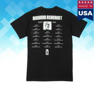 kenny Richard Ashcroft Merch Store Richard Ashcroft 2026 Tour Dateback T Shirtv