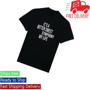 kenny Richard Ashcroft Merch Store Shop A Bitter Sweet Symphony Black T Shirtv