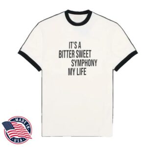 kenny Richard Ashcroft Merch Store Shop A Bitter Sweet Symphony Ecru T Shirt