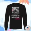 kenny Shark Robot Merch Shop I Wanna Believe In Love Long Sleeve Shirt