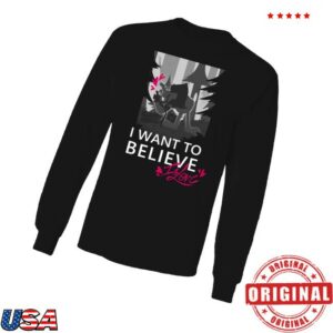 kenny Shark Robot Merch Shop I Wanna Believe In Love Long Sleeve Shirtv