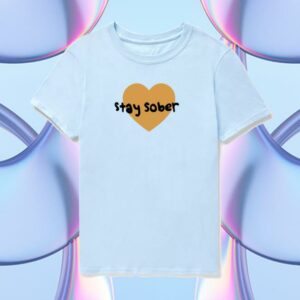 Spencers Merch Store D'aydrian Harding Stay Sober Heart T Shirt