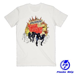 kenny Thin Lizzy Merch Store Jailbreak Explosion White Tee