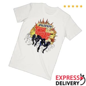 kenny Thin Lizzy Merch Store Jailbreak Explosion White Teev