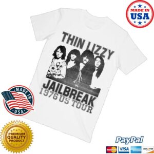 kenny Thin Lizzy Merch Store Jailbreak Us Tour White Teev