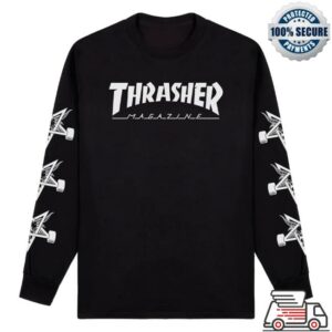 Thrasher Magazine Shop Merch Store Mag Goat Longsleeve Black
