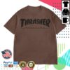 Thrasher Magazine Shop Merch Store Mag Logo Vintage T-Shirt Chocolate