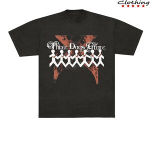 kenny Three Days Grace Merch Store One X 2026 Tour T Shirt