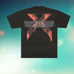 kenny Three Days Grace Merch Store One X 2026 Tour T Shirtv