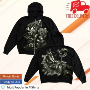 Travis Scott Merch Store Cj X Spongebob Legal Tender Zip Hoodie