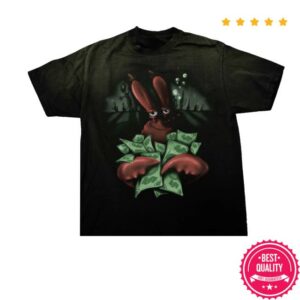 Travis Scott Merch Store Cj X Spongebob Money Tee