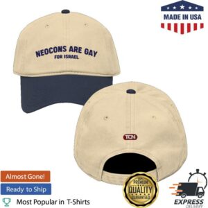 kenny Tucker Carlson Store Merch Neocons Are Gay Vintage Hat
