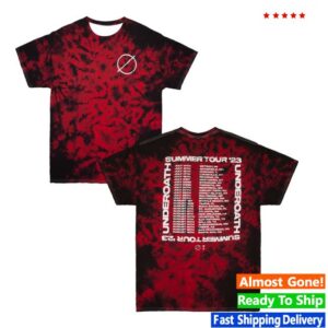 kenny Underoath 777 Merch Store Summer Tour Dye Teex