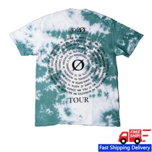 Underoath 777 Merch Store Tocs Photo Tie Dye Tee