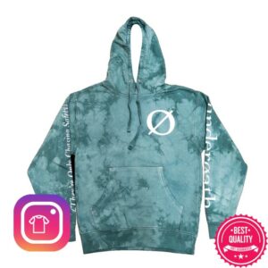 Underoath 777 Merch Store Tocs Teal Tie Dye Hoodie