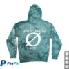 Underoath 777 Merch Store Tocs Teal Tie Dye Hoodie