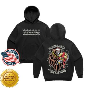 kenny You Are Safe From God Here Merch Store The Acacia Strain Yasfgh Reaper Hoodie