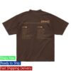 2Pac Merch Store All Out Brown T Shirt