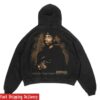 2Pac Merch Store Last Onez Washed Black Hoodie
