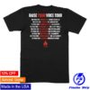 Stiff Little Fingers Merch Shop Raise Your Voice Black Tour T-Shirts