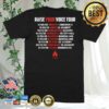 Stiff Little Fingers Merch Store Raise Your Voice Black Tour T-Shirt