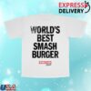 The Marathon Clothing Merch Shop Worlds Best Smash Burger T-Shirt White