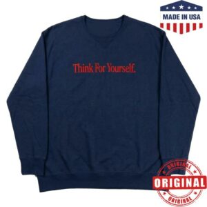 kenny trc The Free Press Store Merch Shop Think For Yourself Crewneck Navy
