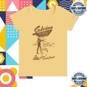 Livestream Store Merch Sabrina Live! In The Desert Pointelle T-Shirt