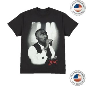 2Pac Merch Store Most Wanted Black Tee