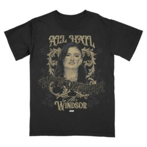 Aew Shop Merch Store Alex Windsor - All Hail Windzaaaa T-Shirt