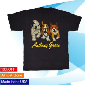 Anthony Green Merch Store Anthony Green Three Dogs T Shirt