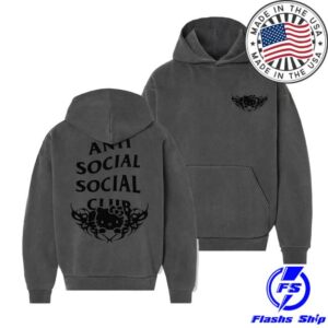 Antisocialsocialclub Merch Store Anti Social Social Club X Hello Kitty Metal Hoodie