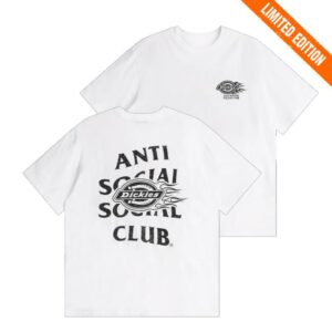 Antisocialsocialclub Merch Store Assc X Dickies Flame Tee