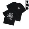 Antisocialsocialclub Merch Store Assc X Dickies Flame Tee Black
