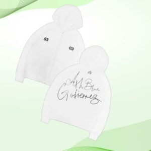 kenny Ash Blue Gutierrez Merch Store Ss03 White Zip Up Hoodiev