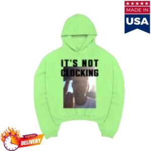 Bieberchella Merch Its Not Clocking Hoodie