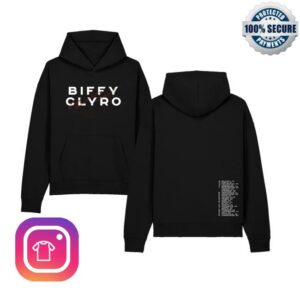Biffy Clyro Store Merch Red Squiggle Futique Uk Eu 2026 Tour Hood Black