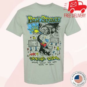 Billy Strings Merch Shop Store Highway Hypnosis Tee With Dates (Zak Fowler)