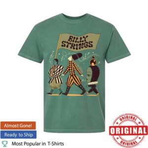 Billy Strings Store Merch Parade Tee With Dates