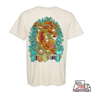 Billy Strings Store Merch Tiger Battle Tee With Dates