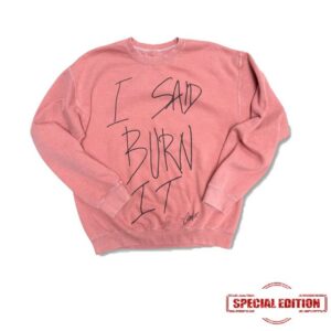 Blank Clo Merch Store Candice King Burn It Crewneck