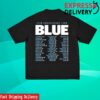 Blue Merch Store 25Th Anniversary Tour Photo Faded Black Tee