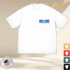 Blue Merch Store 25Th Anniversary Tour Photo Faded White Tee